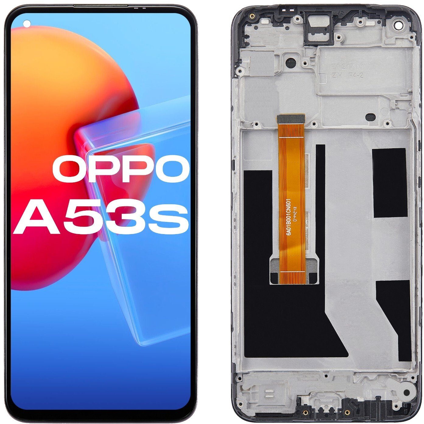 Wyświetlacz do Oppo A53s CPH2135 LCD Ekran Ramka