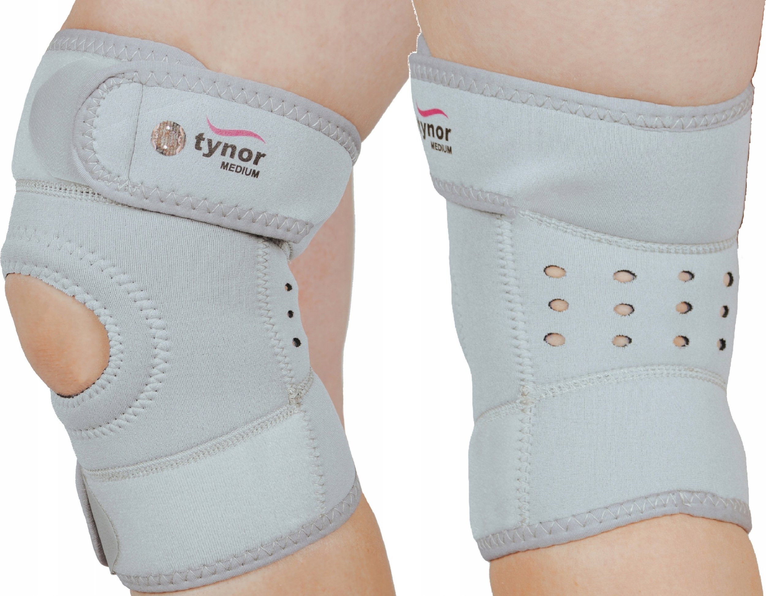 TYNOR NEOPRENOWY STABILIZATOR SCIĄGACZ NA KOLANO OPASKA