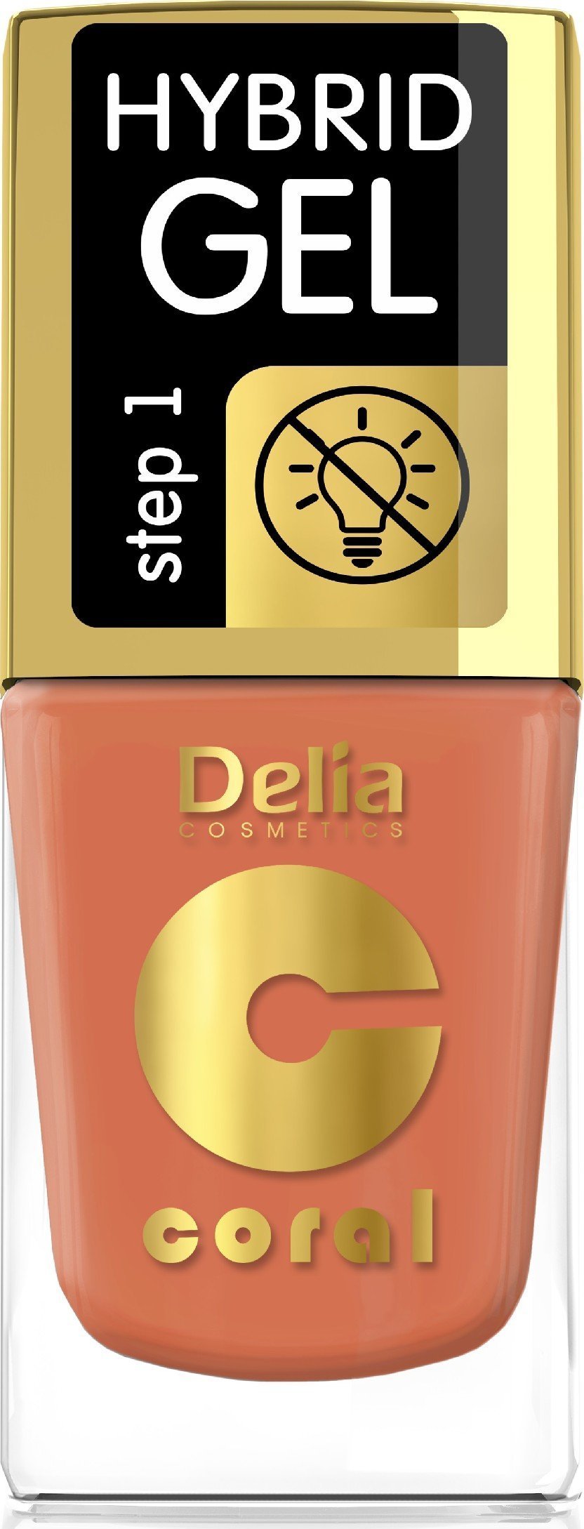 Delia Delia Cosmetics Coral Hybrid Gel Emalia do paznokci nr 81 11ml