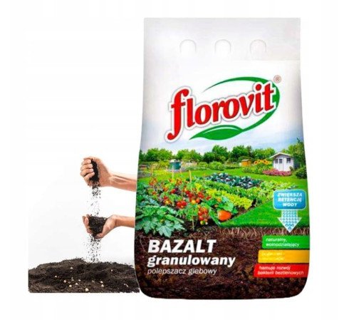 Florovit mączka bazaltowa nawóz granulowany 10 kg