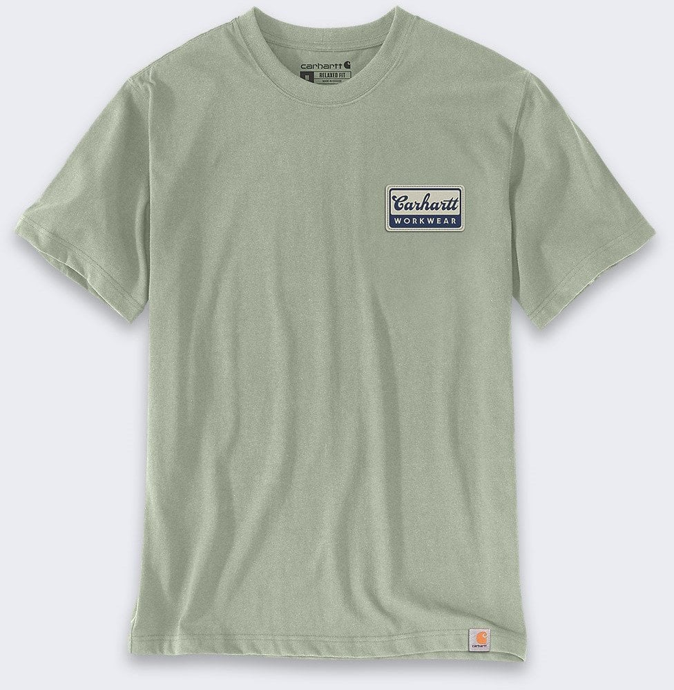 Koszulka Carhartt Script Patch Sage