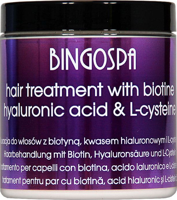BingoSpa Kuracja do włosów z biotyną, kwasem hialuronowym i L-cysteiną BINGOSPA