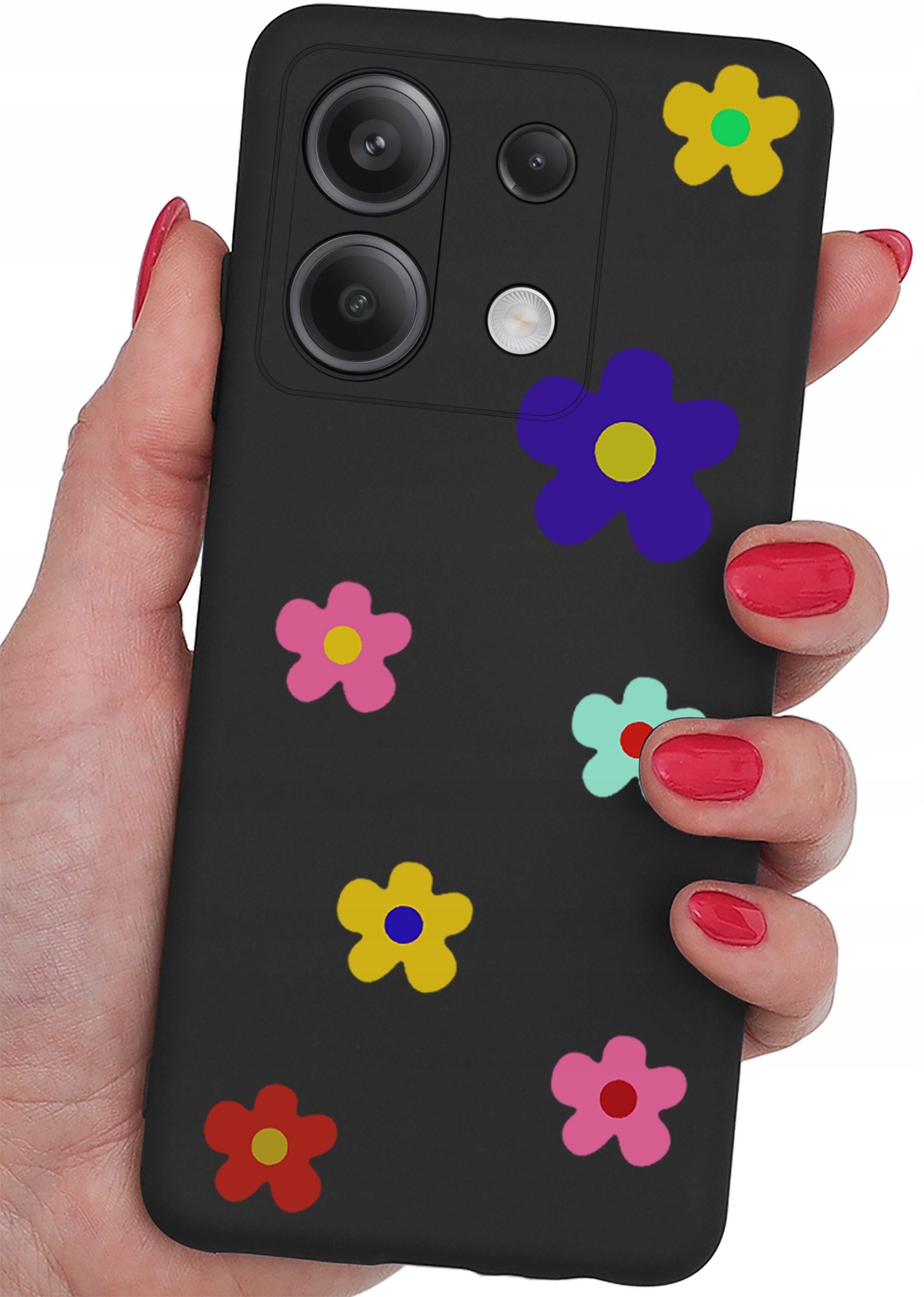 Etui do Xiaomi Redmi Note 13 Pro 5G CASE WZORY SOFT MATT PLECKI + SZKŁO 9H