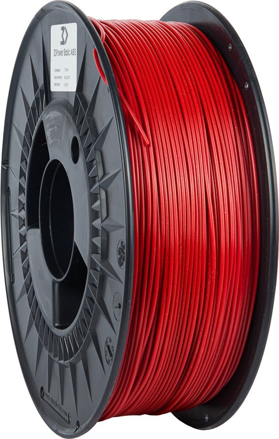 3DPower Filament 3DPower ABS 1.75mm Czerwony 1kg