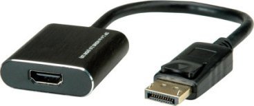 Adapter AV Roline Adapter ROLINE DisplayPort/HDMI, v1.4, HDR 10, DP męski - HDMI żeński, aktywny