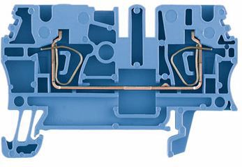 Weidmuller Złączka szynowa przelotowa 2-przewodowa 2,5mm2 niebieska (1608520000)