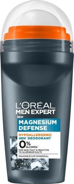 L’Oreal Paris LOREAL_Men Expert Magnesium Defense hipoalergiczny dezodorant Roll-On 50ml