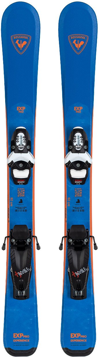 Narty zjazdowe dziecięce ROSSIGNOL EXPERIENCE PRO + wiązania LOOK TEAM 4 z GRIP WALK 2025 80 cm