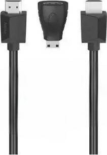 Kabel Hama HAMA KABEL HDMI 1,5 M + 2 ADAPTERY 1200705 standard