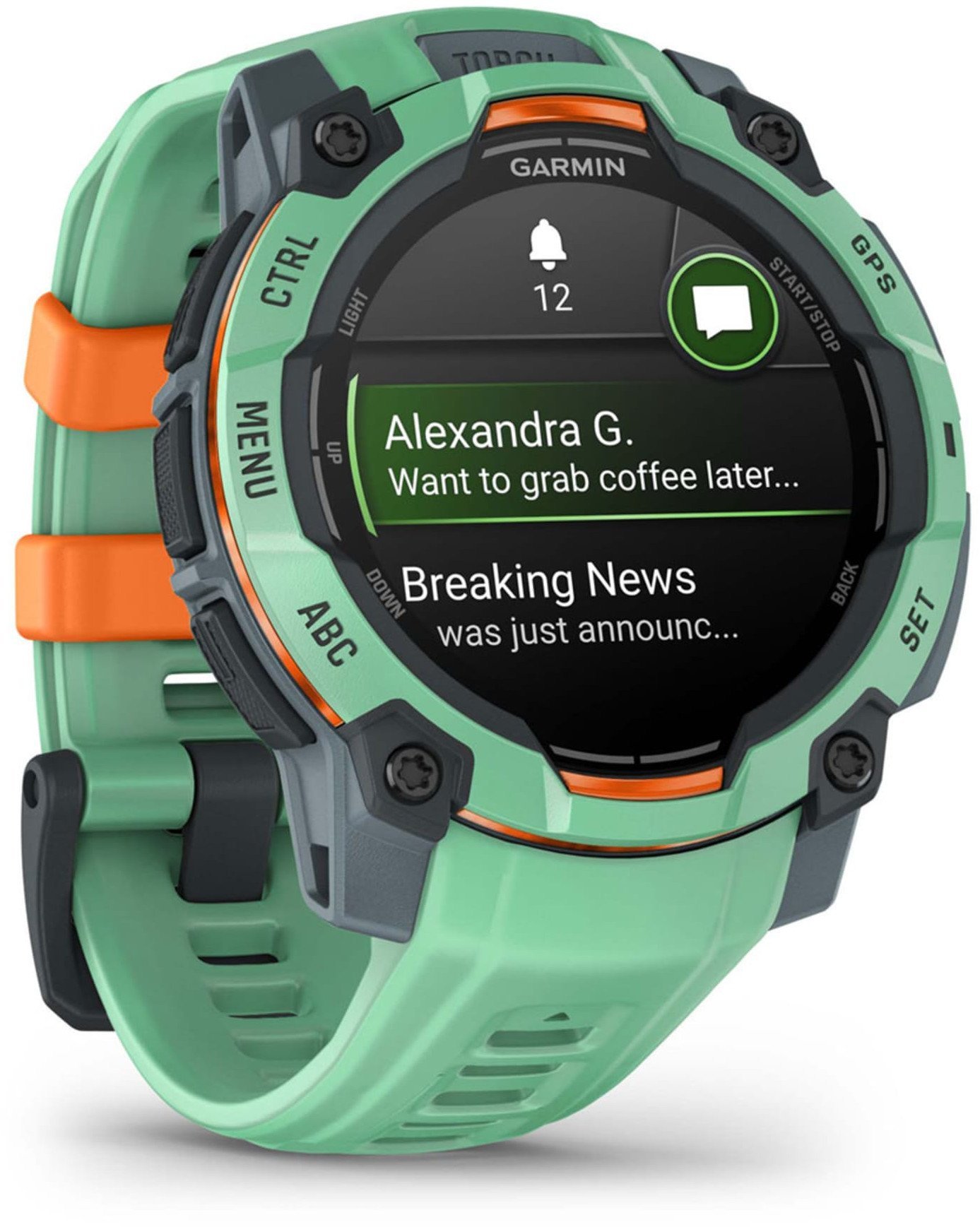 Garmin Instinct 3 45mm AMOLED twilight/neo tropic
