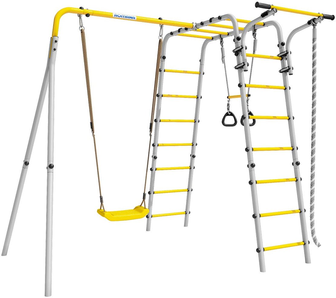 Plac zabaw Wesoła łąka | Drążek Lina Plastikowe siedzisko | 100 kg