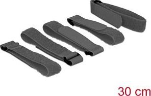 Organizer Delock Rzepy L300 x B20 mm, 5 sztuk z pętelka