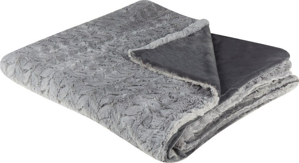 Beliani Koc 200 x 220 cm szary SARASWATI