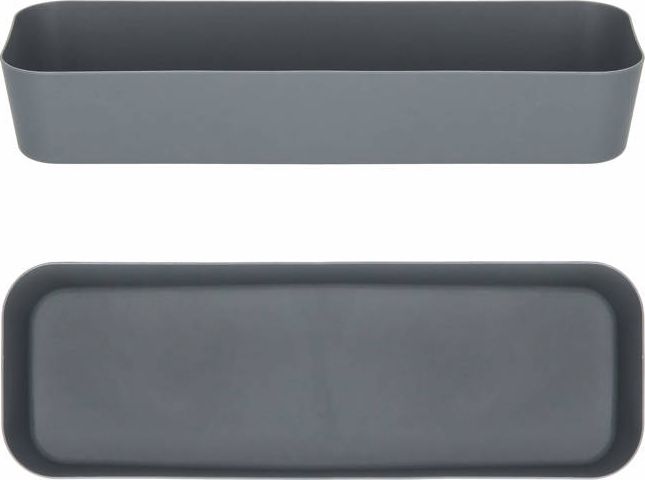 Springos Pojemnik do szuflady 26x9cm wielofunkcyjny wkład, organizer szary UNIWERSALNY