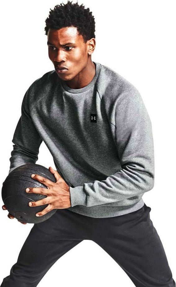 Under Armour Bluza męska Rival Fleece Crew szara r. S (1357096 012)