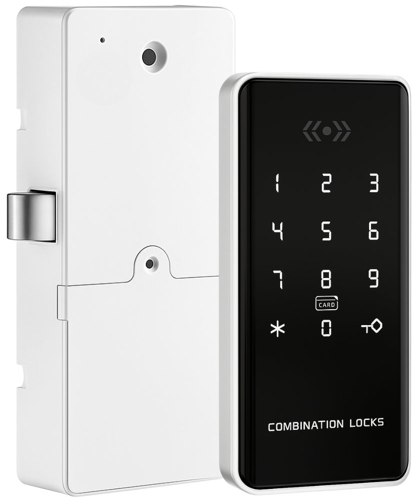 ZAMEK DO SZAFKI SZUFLADY ELEKTRONICZNY NA KOD KARTY BRELOKI PASTYLKI RFID