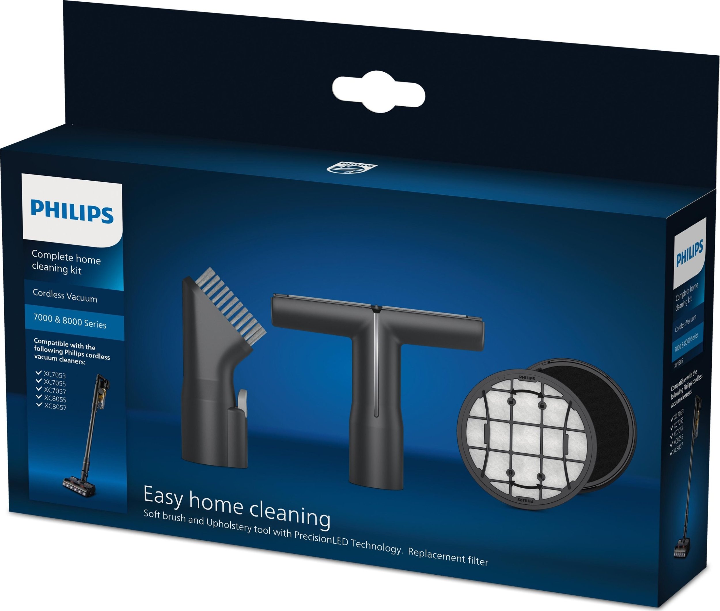 Philips Philips Easy home cleaning kit XV1685/01, Compatible with: XC7053, XC7055, XC7057, XC8055, XC8057