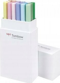 Tombow Zestaw flamastrów Dual Brush Pen 18 szt. - pastelowe