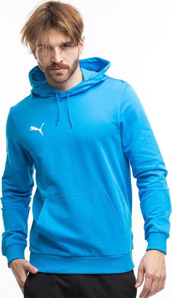 Puma Bluza męska Puma Team Goal Casuals Hoody niebieska 658618 02 2XL