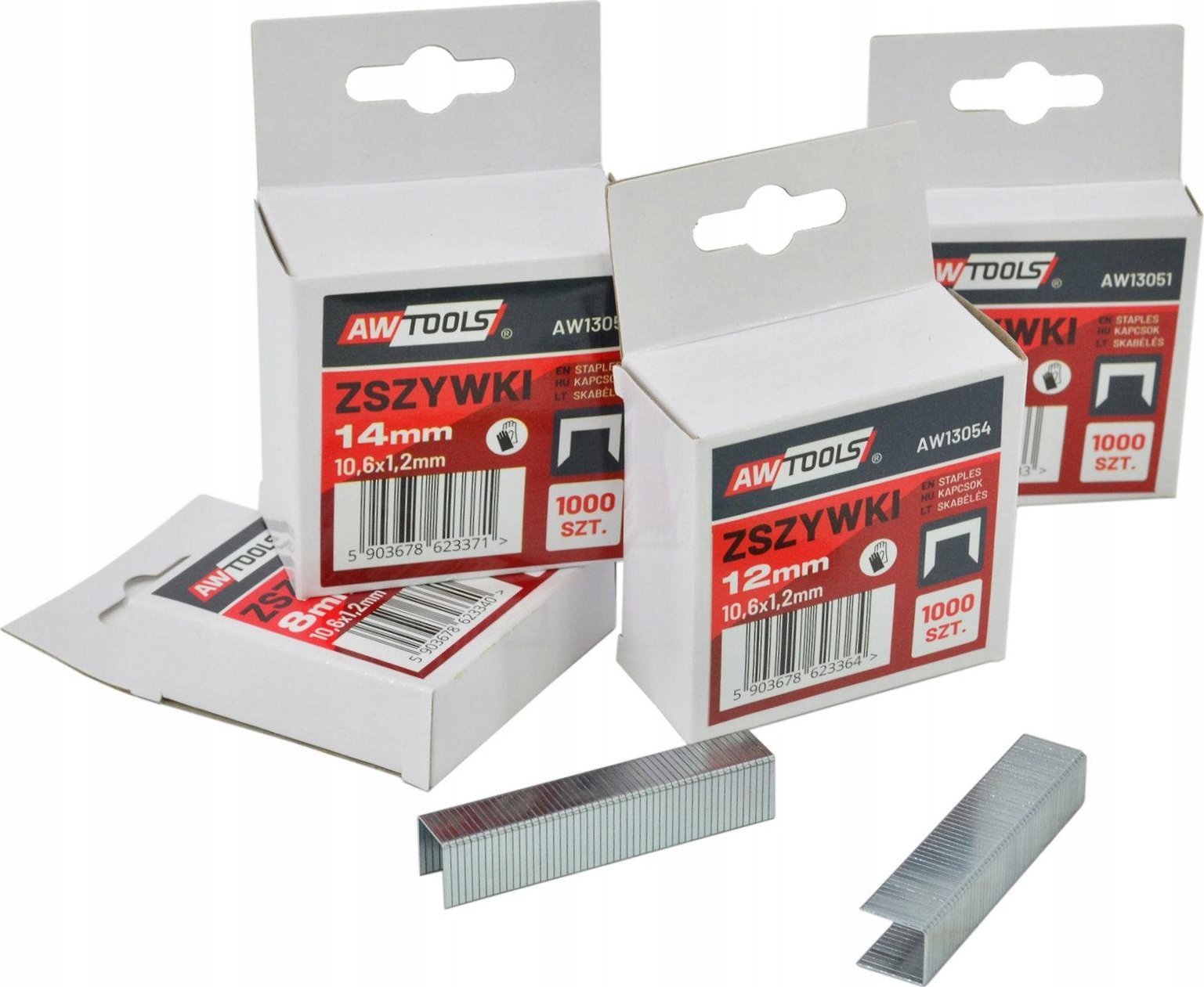 AWTOOLS ZSZYWKI G 14mm 1000szt.