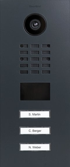 DoorBird IP Wideo Domofon ze stali nierdzewnej V4A, RAL 7016