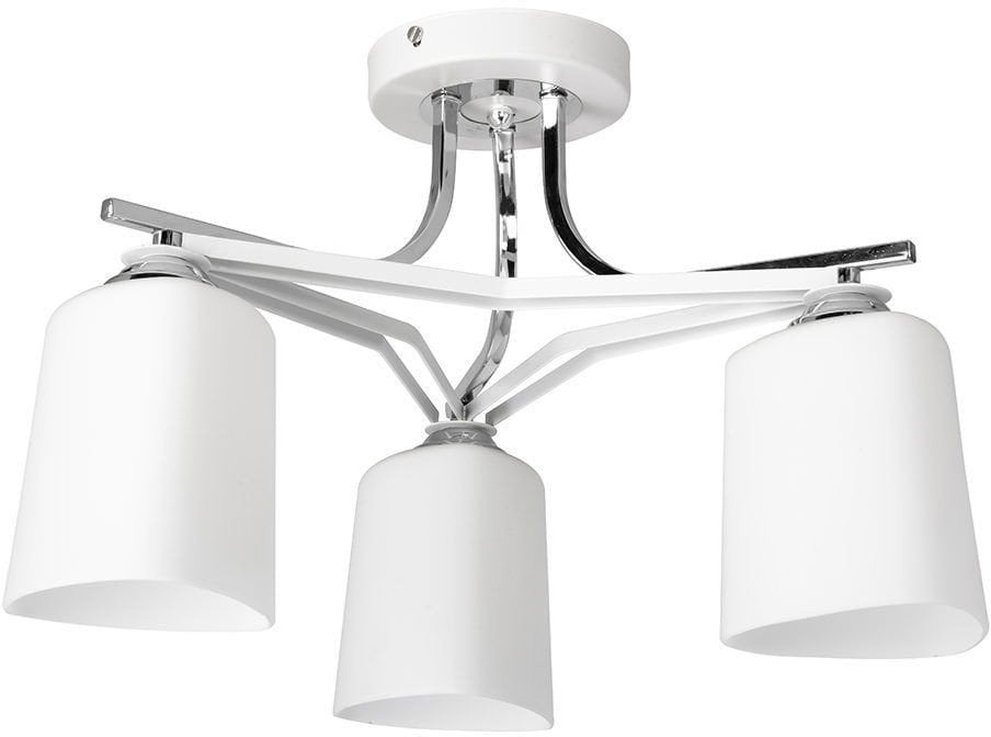Ceiling lamp VENTI, E27, 3 x 60 W, N2006/3, white, o42 x h30 cm