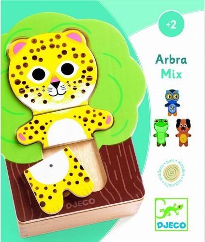 Djeco Djeco - puzzle drewniane - drzewo milusińskich