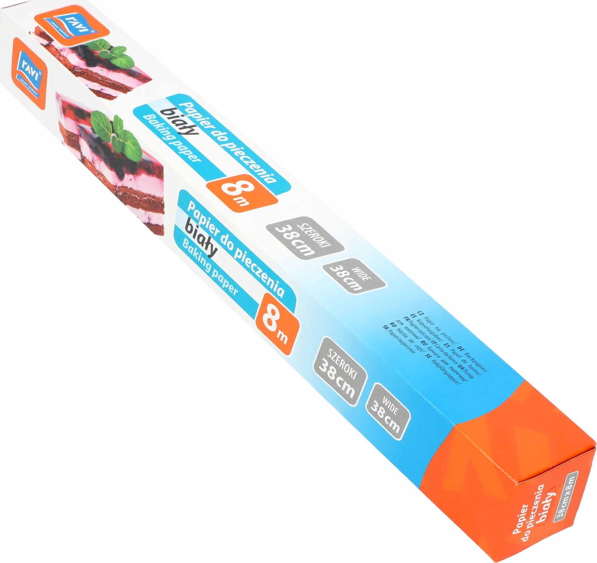 Kadax Papier Do Pieczenia Biały Rolka Tuba 38 cm 8 M