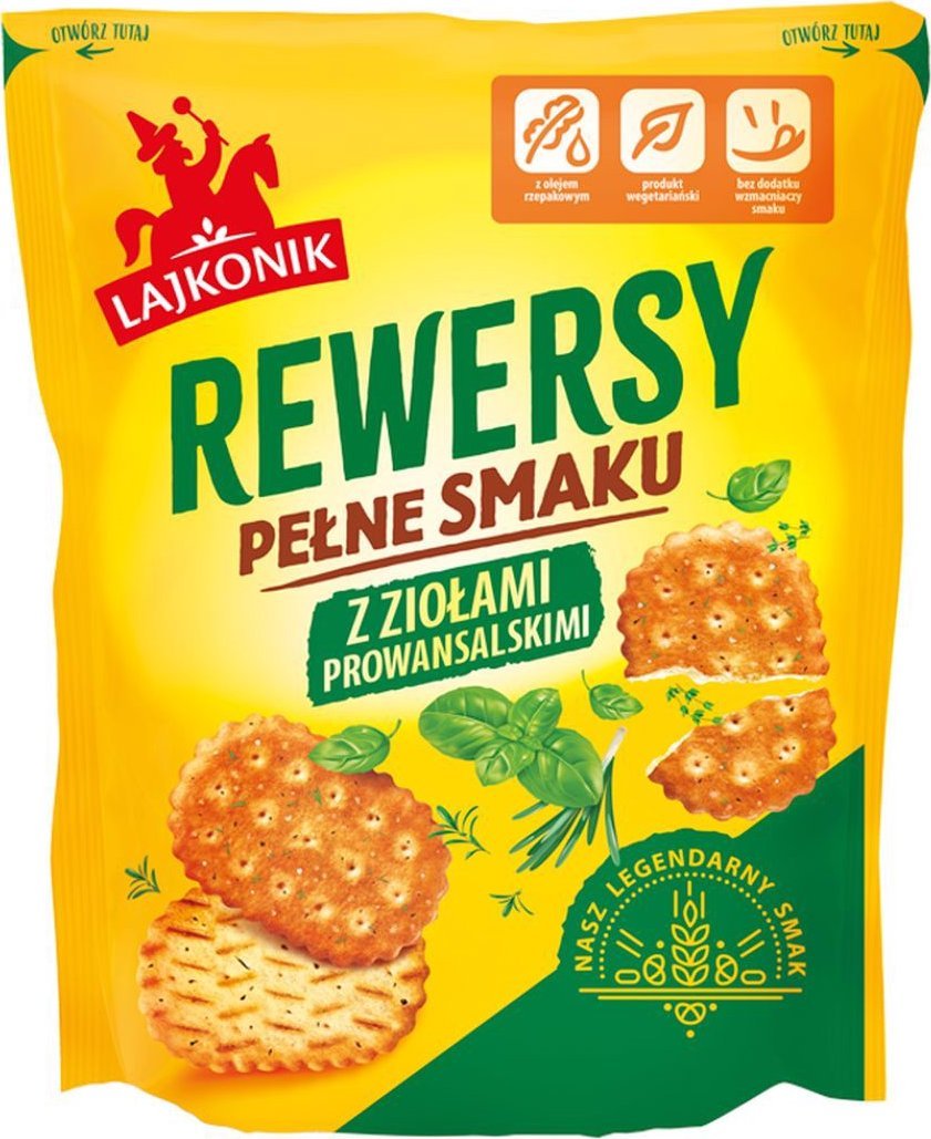 Lorenz Lajkonik Rewersy Drobne pieczywo z ziołami prowansalskimi 100g