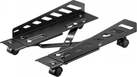 NanoRS Podstawka wózek pod komputer CPU max 25kg kółka NanoRS RS480 Czarny