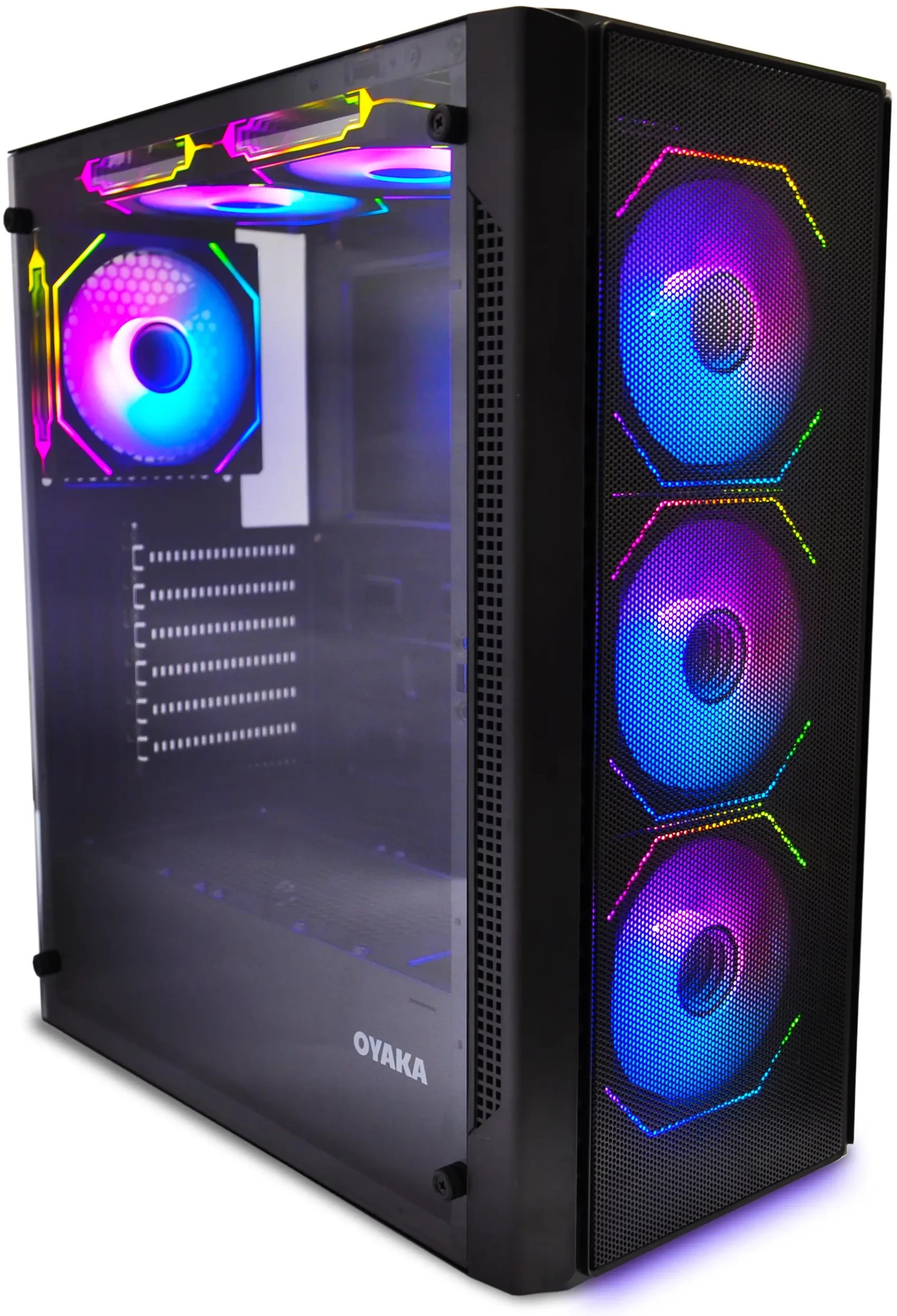 Obudowa komputerowa OYAKA FUSION TOWER FT-G1 PLUS, 6x wentylator ARGB