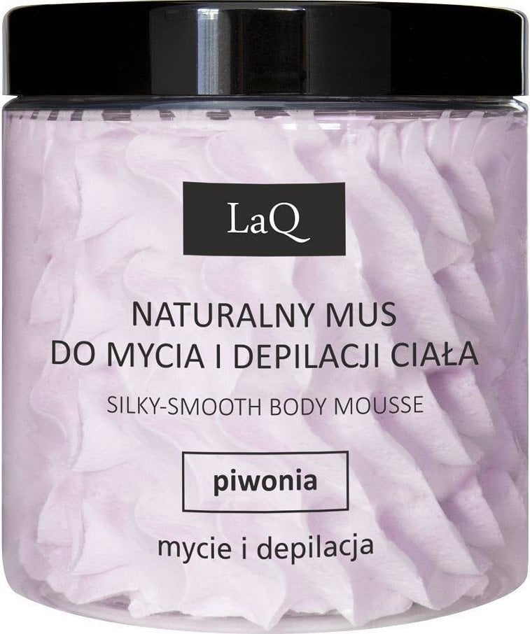 LaQ LaQ Naturalny mus do mycia i depilacji ciała Piwonia 250ml