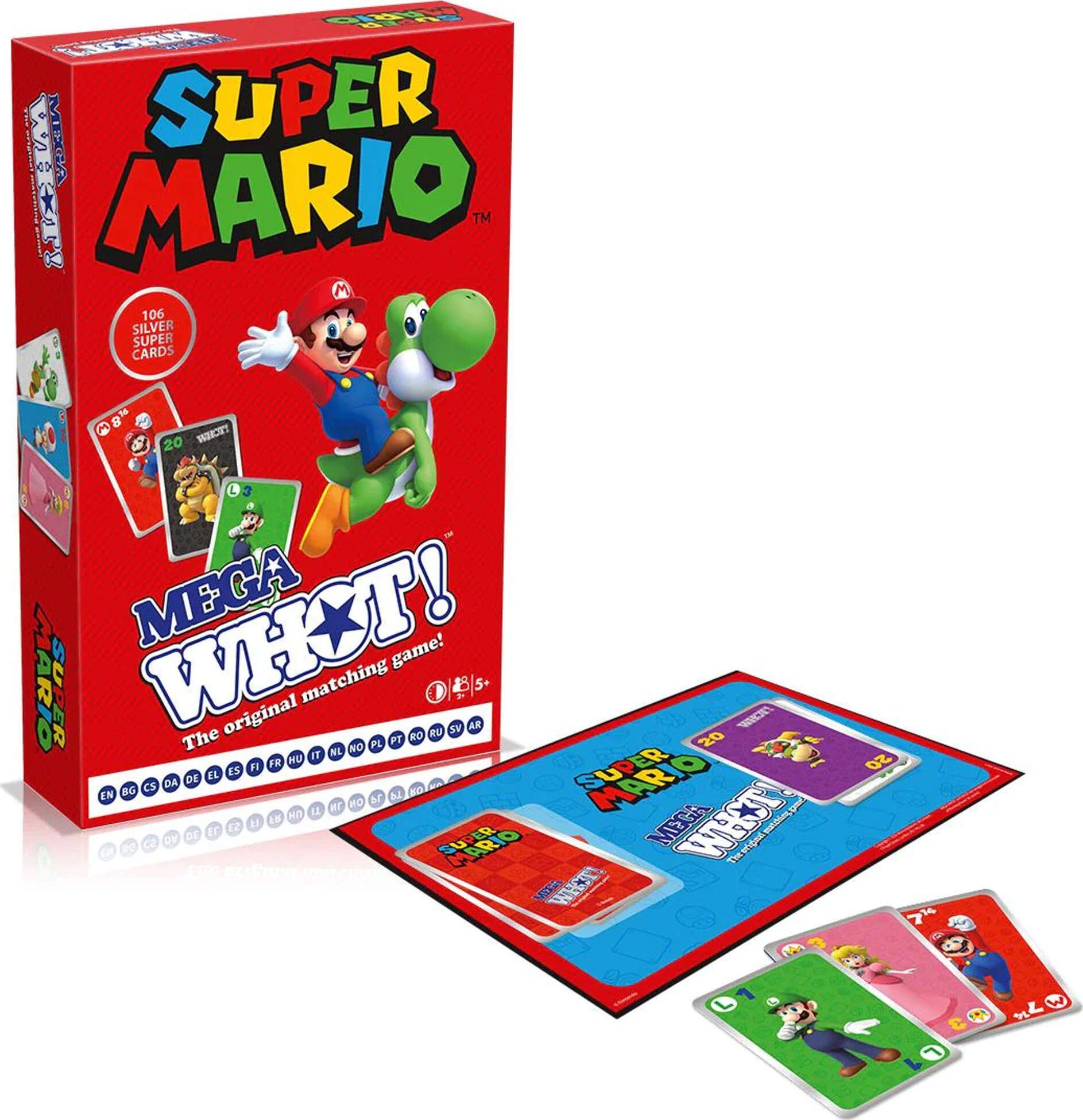Winning Moves *****Winning MEGA Whot! Super Mario WM04006 53358
