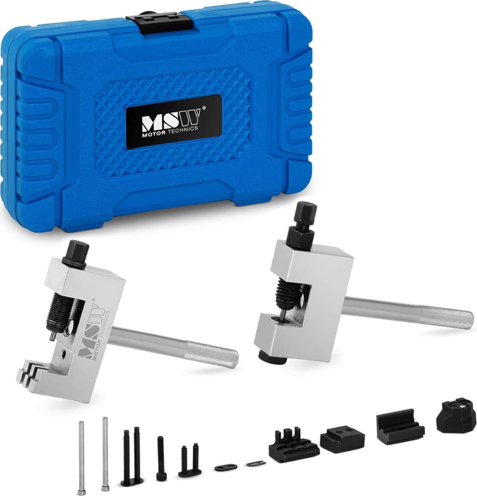 MSW Zakuwarka przyrząd do zakuwania i rozkuwania łańcucha rozrządu - zestaw