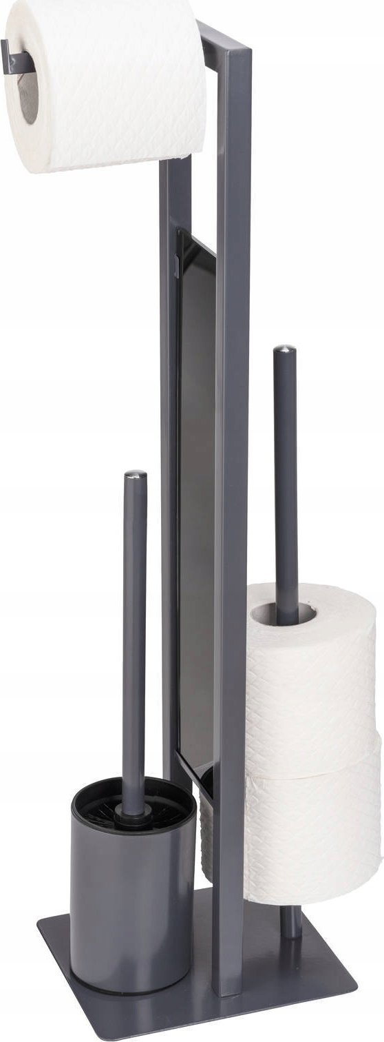 Wenko Stojak na papier toaletowy i szczotkę wc RIVALTA, 3w1, WENKO