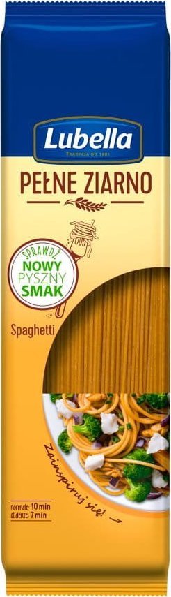 LUBELLA Pełne Ziarno Makaron Spaghetti 400G