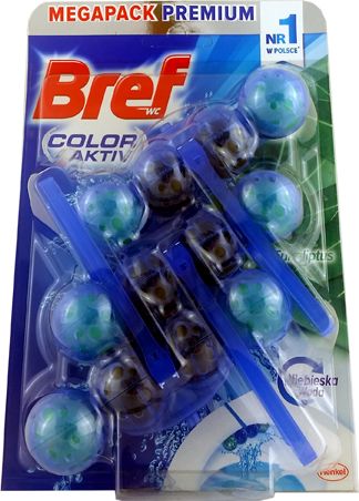 Bref Zawieszka Bref Color Aktiv Eucalyptus 3x50g uniwersalny