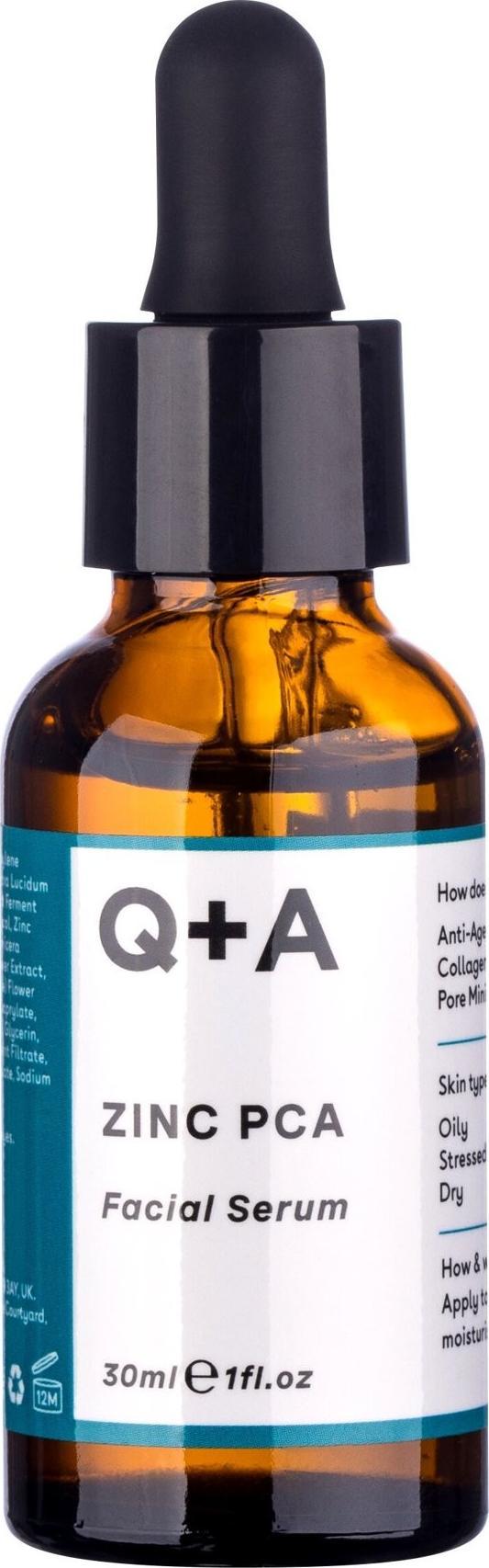 Q+A Q A Zinc PCA Serum do twarzy 30ml