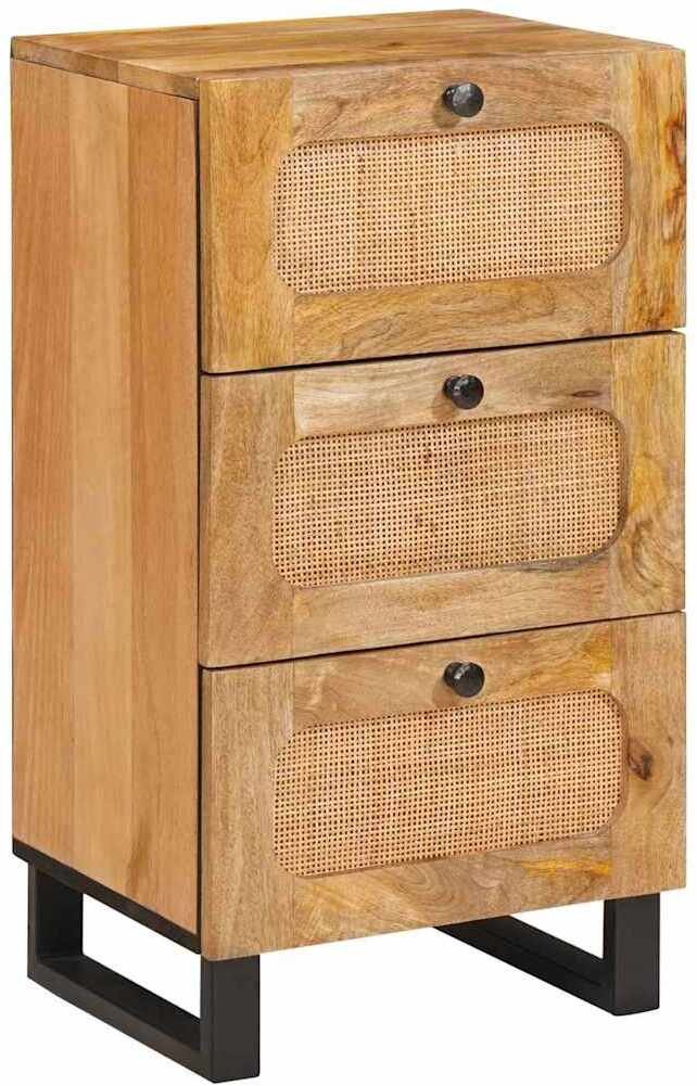 vidaXL Bufet z szufladą Brązowy 40 x 33,5 x 75 cm Drewno mango