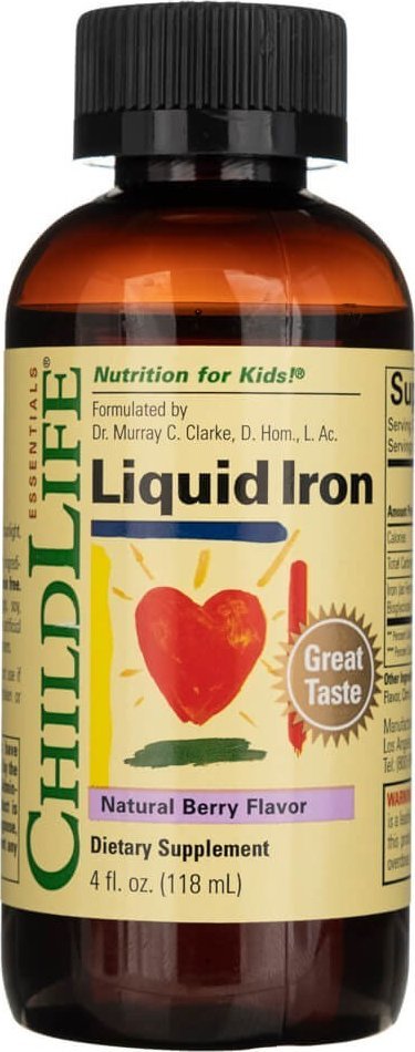 Triton ChildLife Żelazo dla dzieci, jagoda - 118 ml