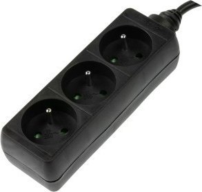 Listwa zasilająca Hama Standard 3 gniazda 1.5 m czarna (442237030000)