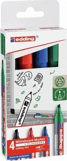 Marker do tablic suchościeralnych 1-5mm 4 kolory