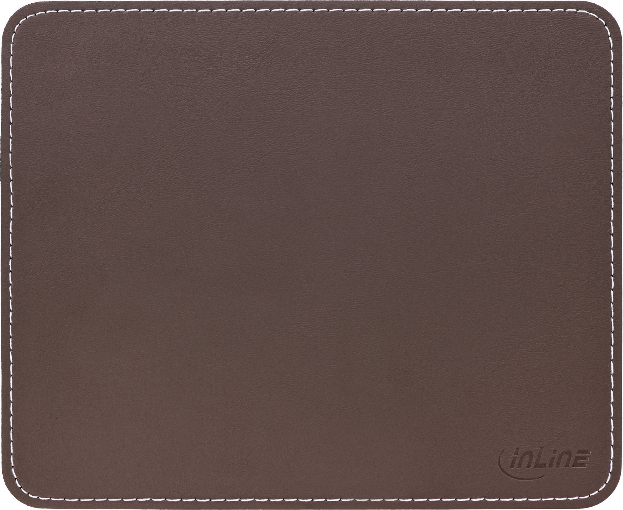 Podkładka InLine InLine® Mouse Pad Premium PU Leather 255x220x3mm brown
