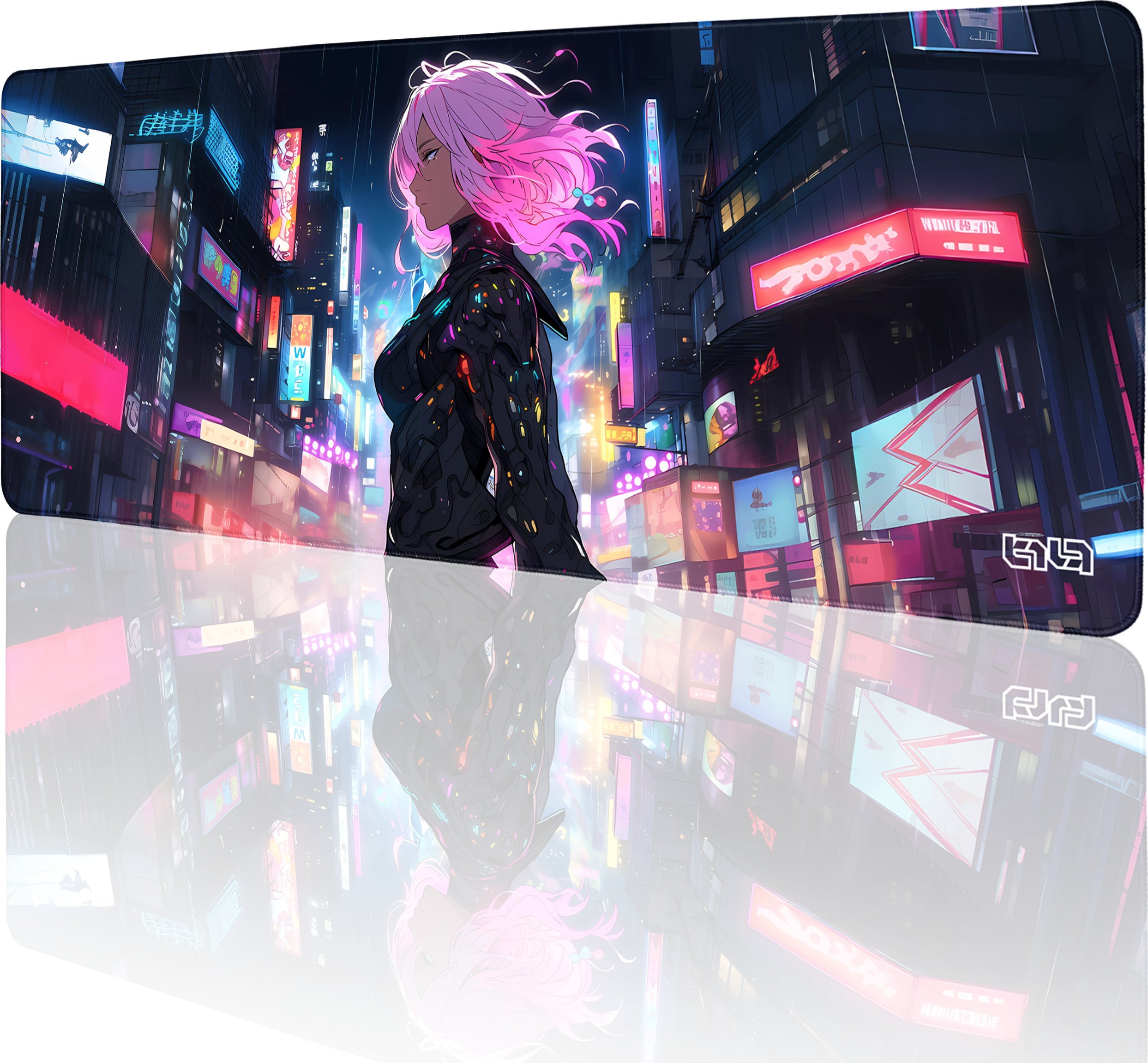 Podkładka Tilt PODKŁADKA POD MYSZKĘ XXL Pink Future 80x30 TILT Gamingowa Na biurko XXL XL