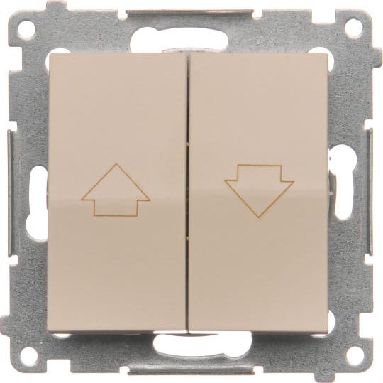 Kontakt-Simon Przycisk żaluzjowy kremowy - DZP1.01/41