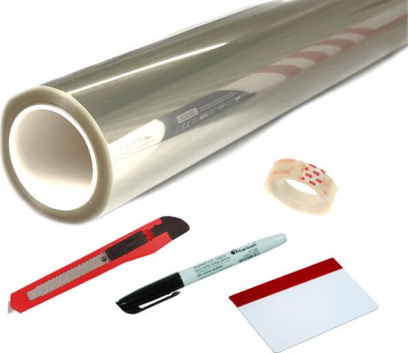 Stamal Folia ochronna do szyby okna stołu lustra 152x50cm uniwersalny