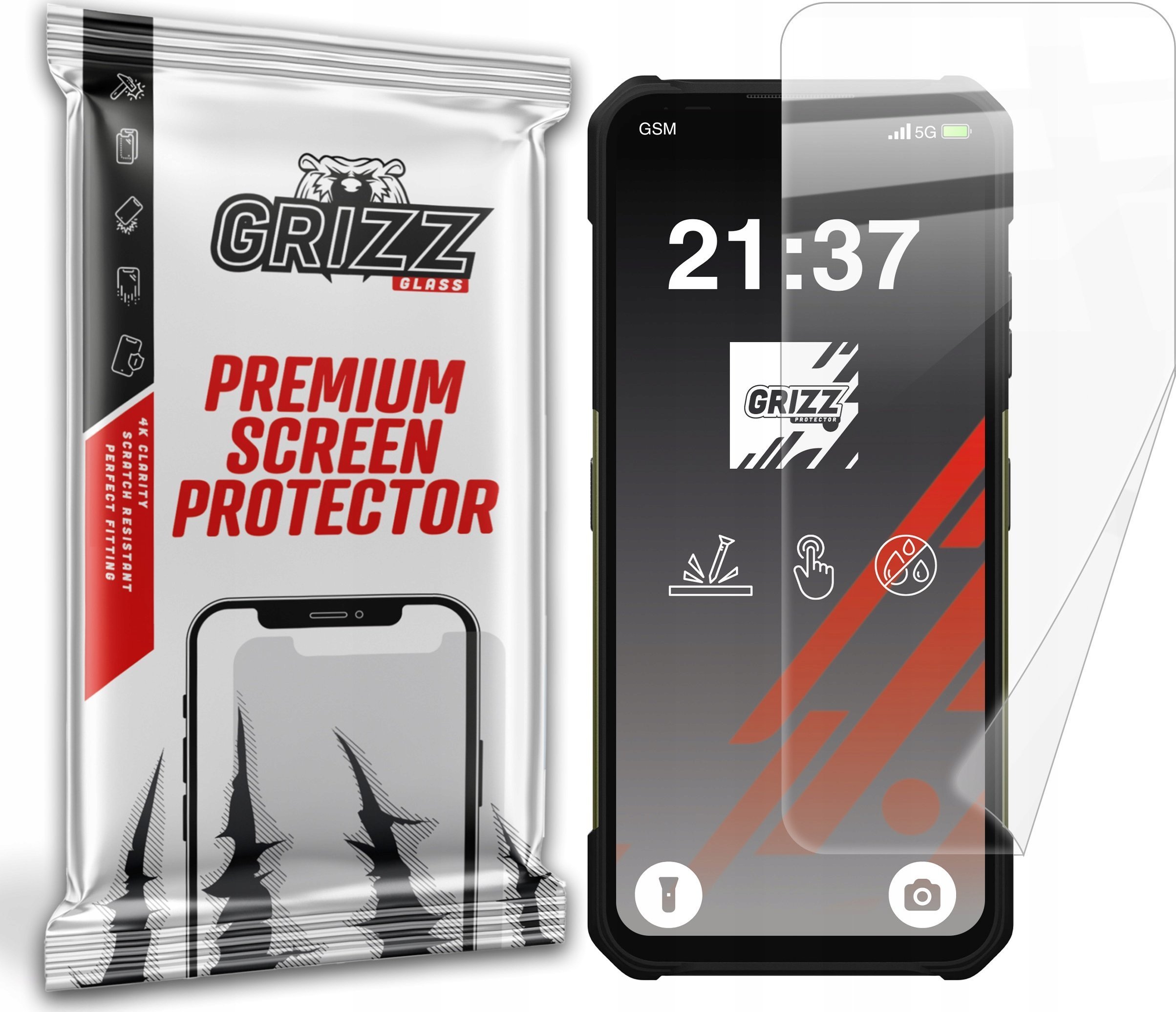 Folia ceramiczna GrizzGlass CeramicFilm do Hammer Construction 2 5G