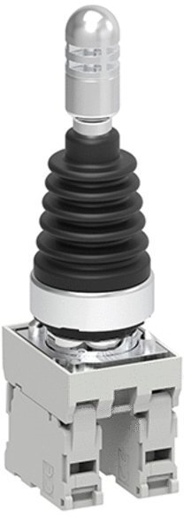 Joystick dwukierunkowy metalowy 22mm bez samopowrotu, w komplecie adapter i 2 zestyki 1Z LPSJ201