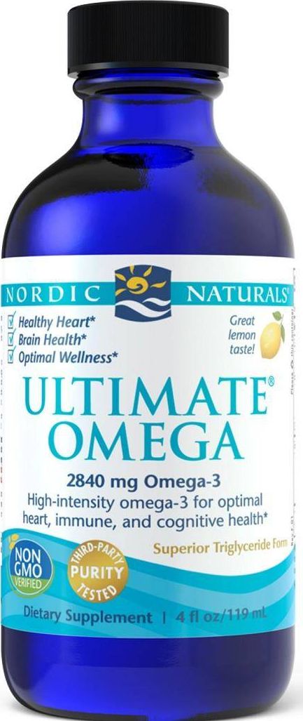 Nordic naturals Nordic Naturals - Ultimate Omega, 2840mg, Smak Cytrynowy, 119 ml
