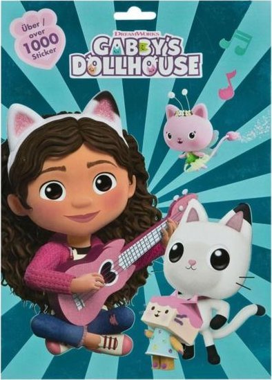 Undercover Zestaw Naklejek, Blok - Koci Domek Gabi - 1000 szt